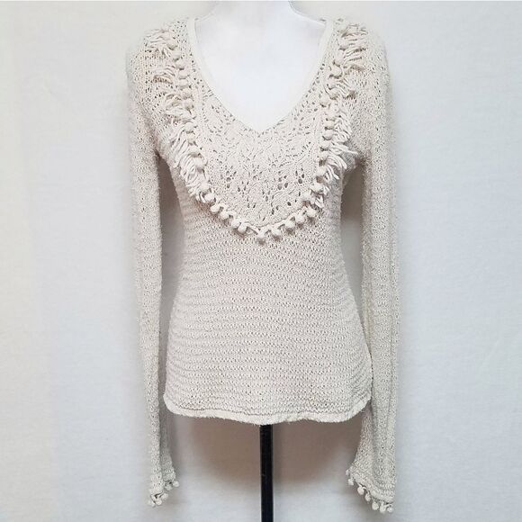 ANTHROPOLOGIE Angel Of The North Tonetta Sweater - Picture 2 of 11